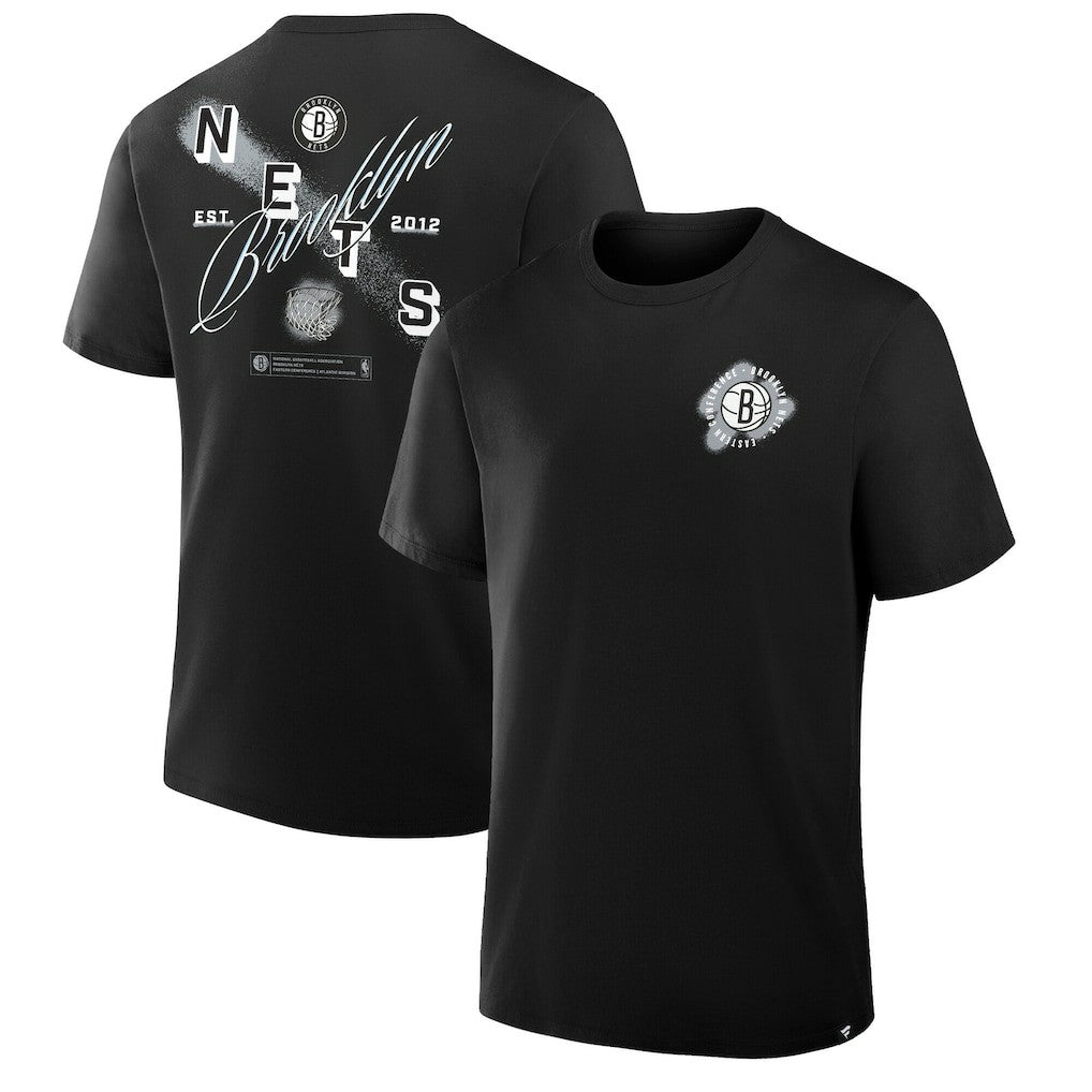 Black Brooklyn Nets SOS T-Shirt | NBA