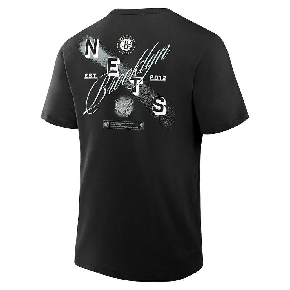 Black Brooklyn Nets SOS T-Shirt | NBA