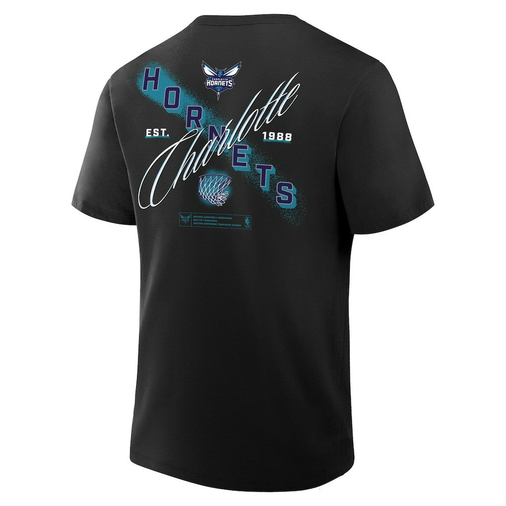 Black Charlotte Hornets SOS T-Shirt | NBA