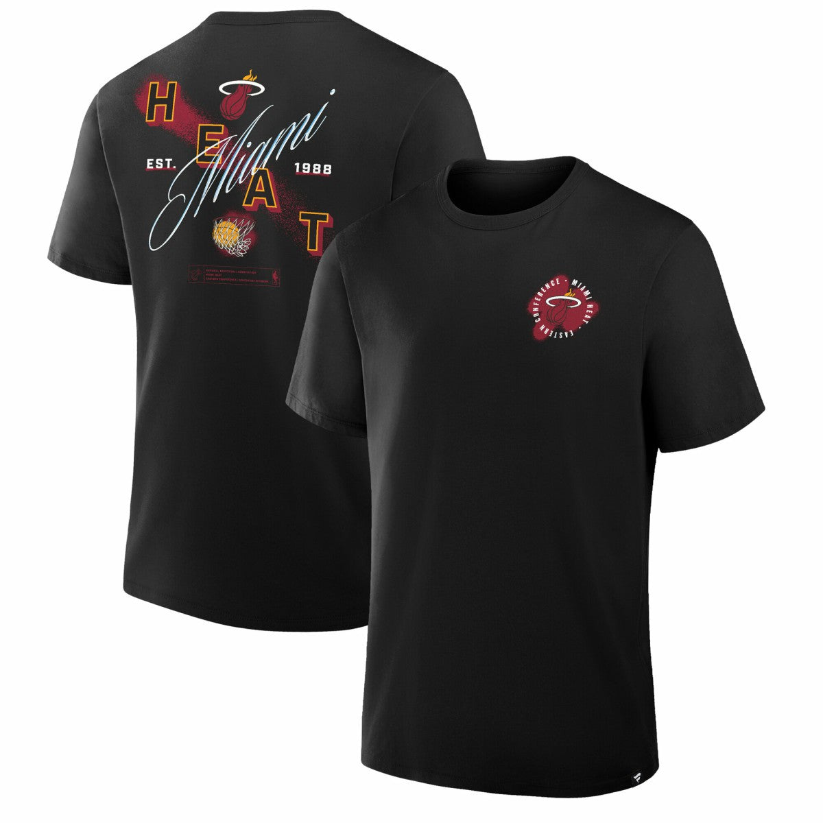 Black Miami Heat SOS T-Shirt | NBA