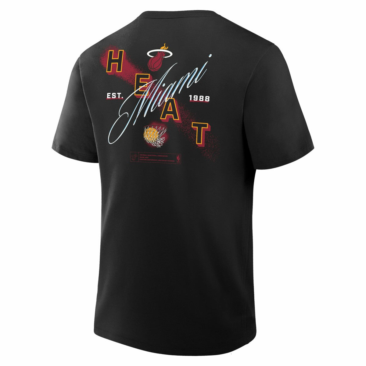 Black Miami Heat SOS T-Shirt | NBA