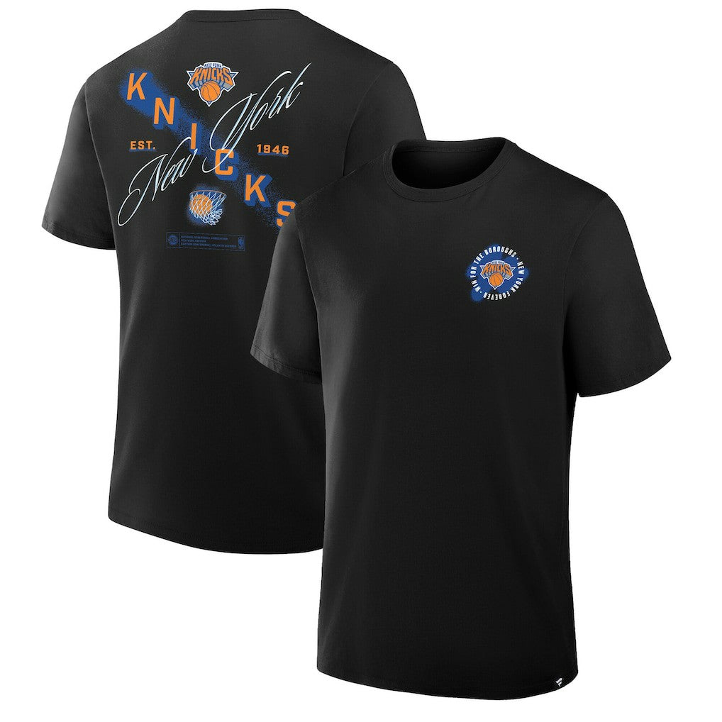 Black New York Knicks SOS T-Shirt | NBA