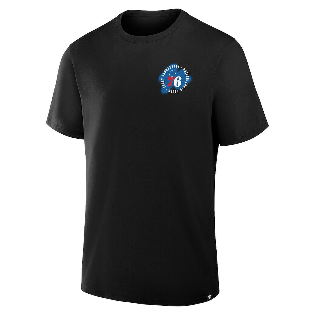 Black Philadelphia 76ers SOS T-Shirt | NBA