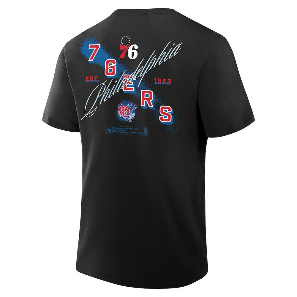 Black Philadelphia 76ers SOS T-Shirt | NBA