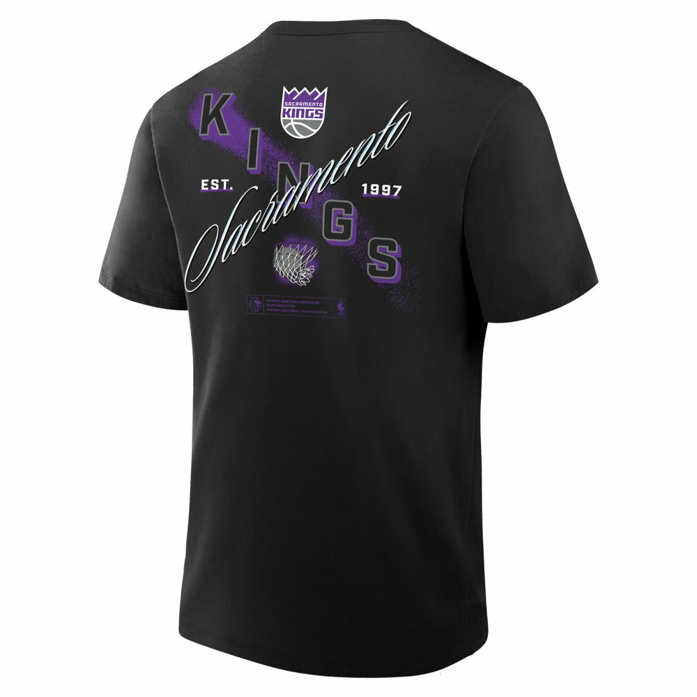 Black Sacramento Kings SOS T-Shirt | NBA