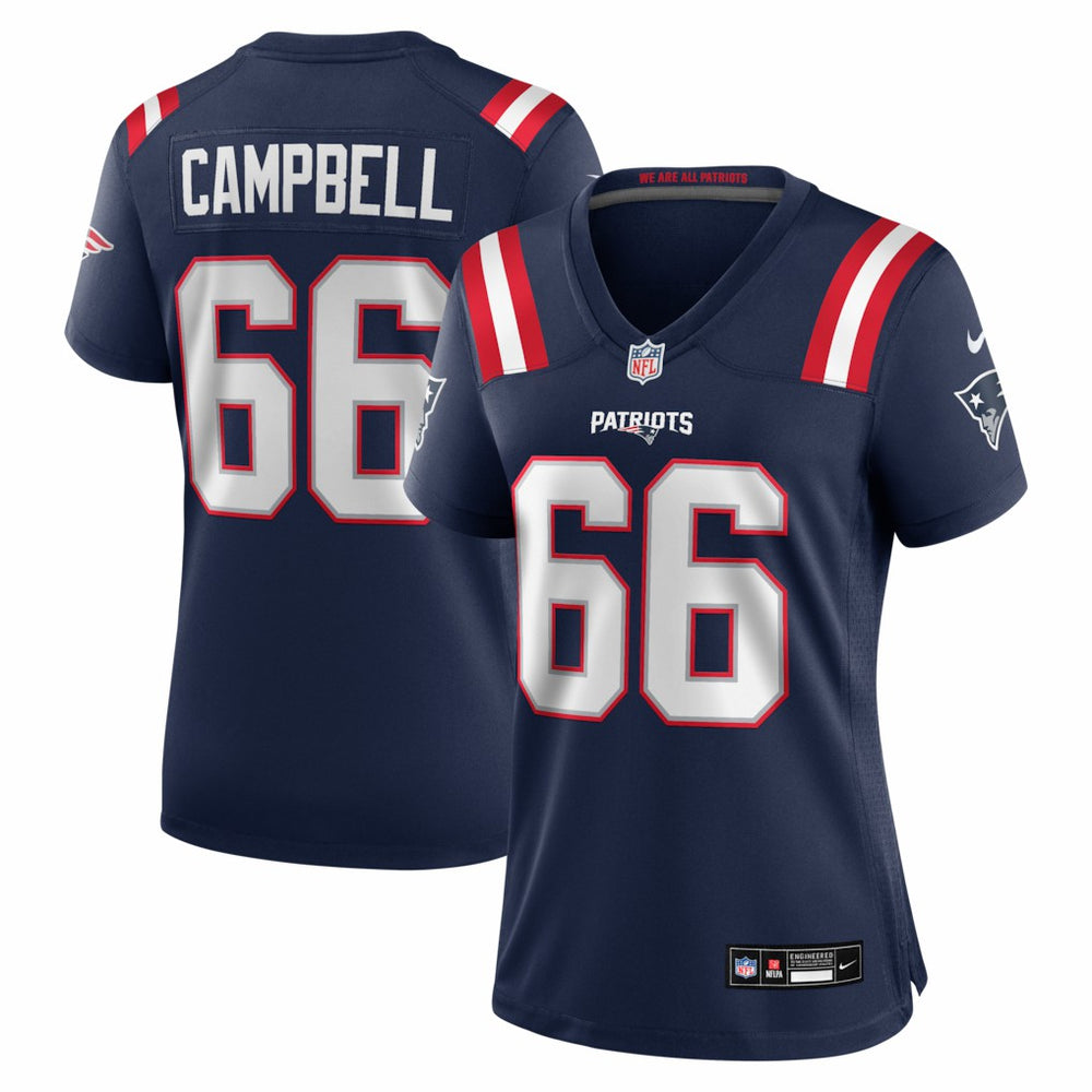 New England Patriots Will Campbell  Women's Team Game Jersey | NFL New