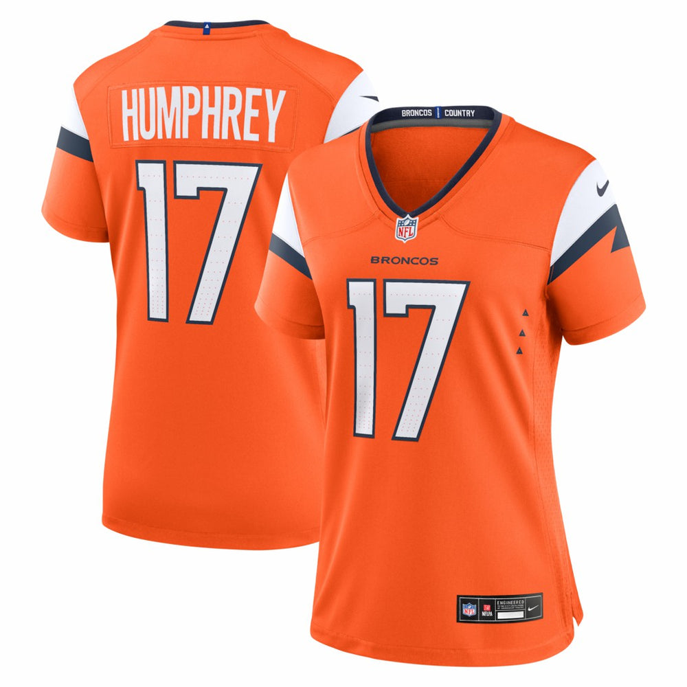 Denver Broncos Lil'Jordan Humphrey  Women's Team Game Jersey | NFL Near me