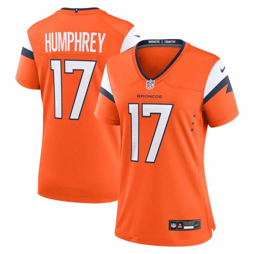 Denver Broncos Lil'Jordan Humphrey  Women's Team Game Jersey | NFL Near me