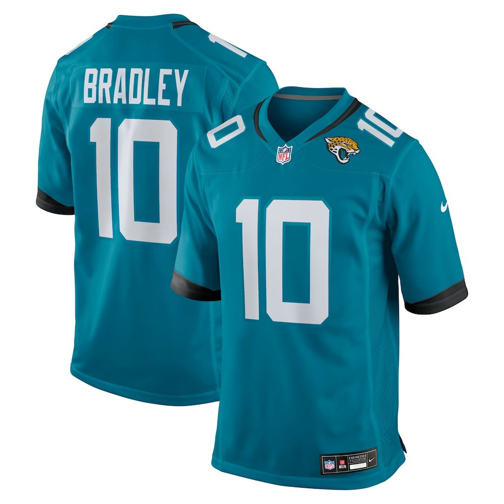 Jacksonville Jaguars Carter Bradley  Team Game Jersey | NFL Outlet