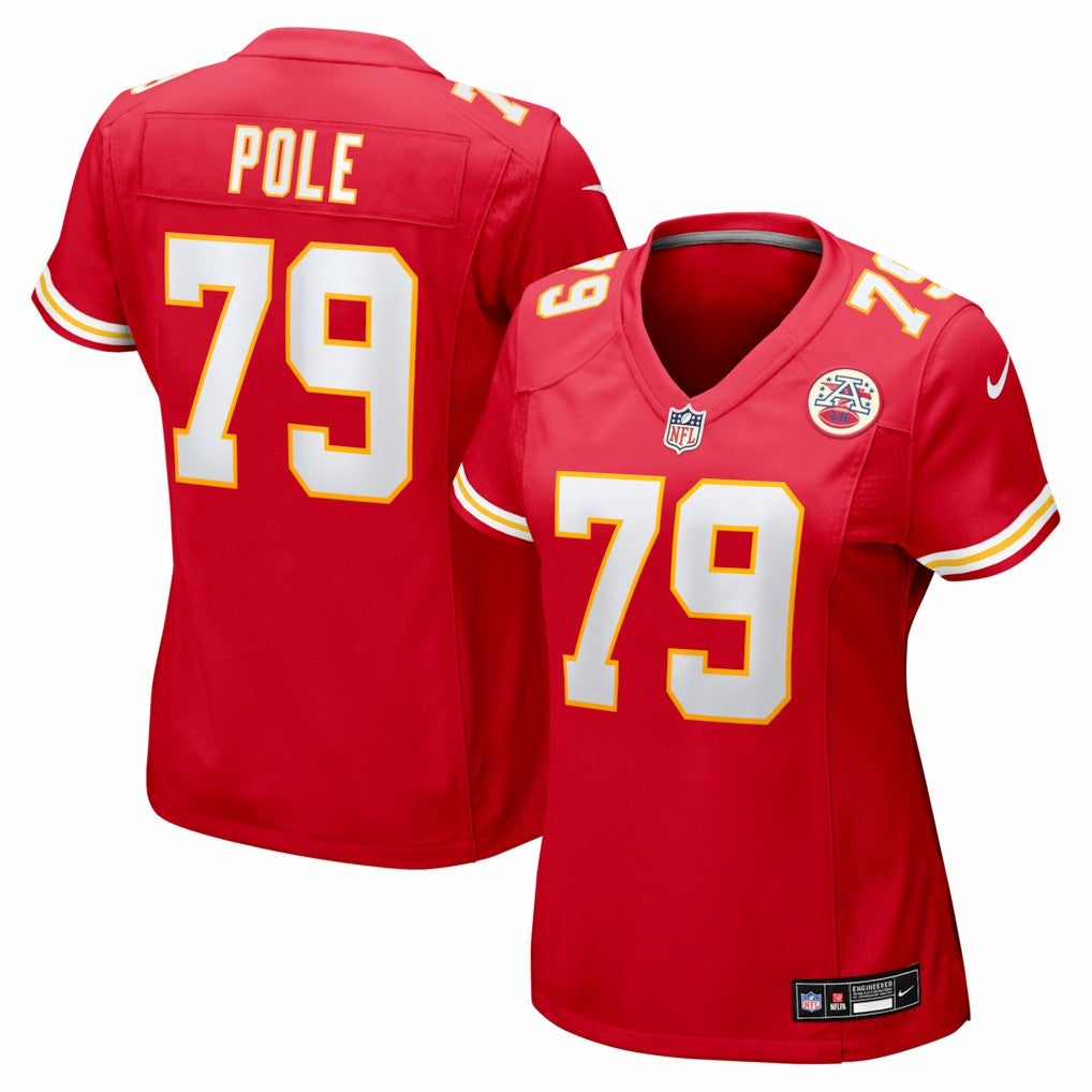 Kansas City Chiefs Esa Pole  Women's Team Game Jersey | NFL Outlet