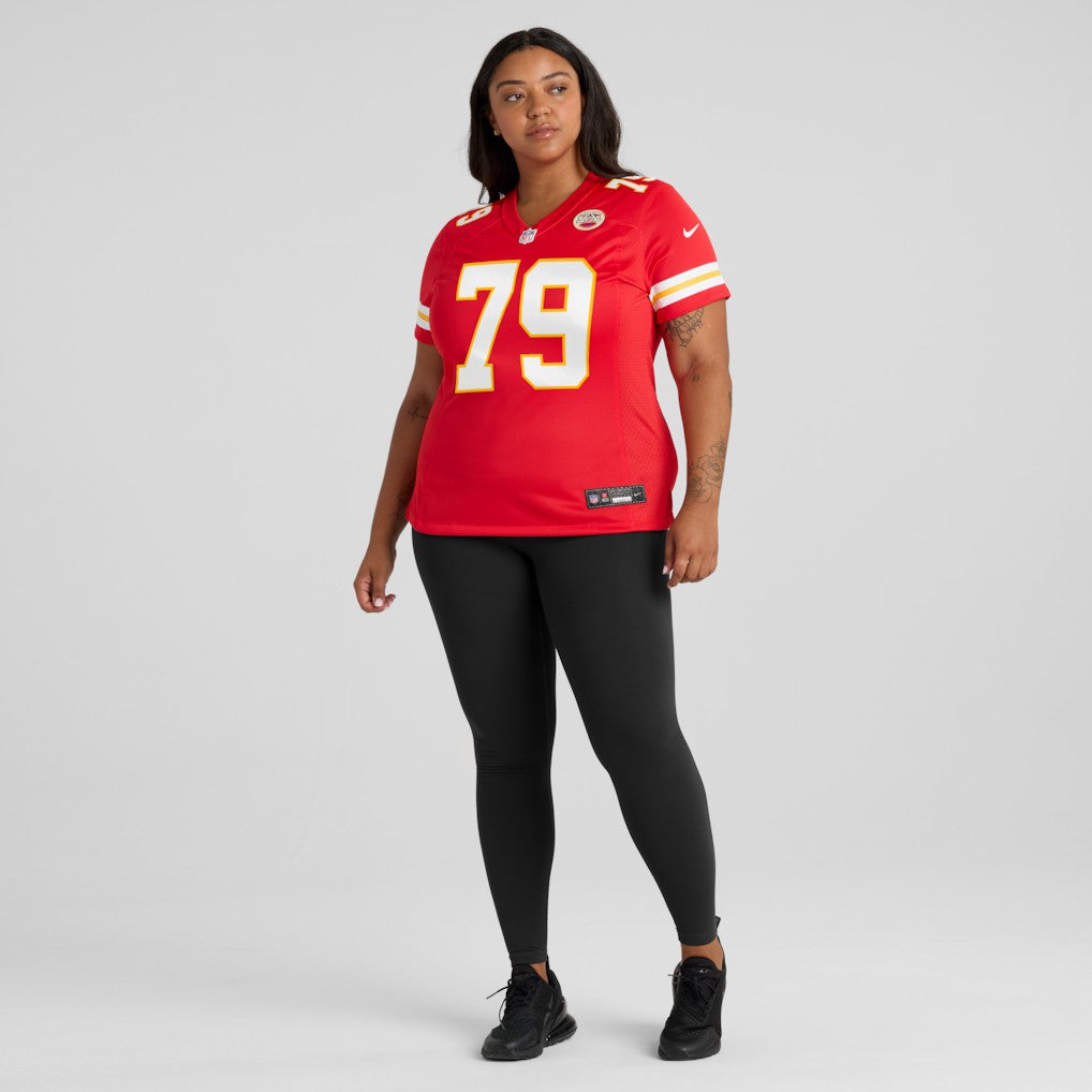 Kansas City Chiefs Esa Pole  Women's Team Game Jersey | NFL Outlet