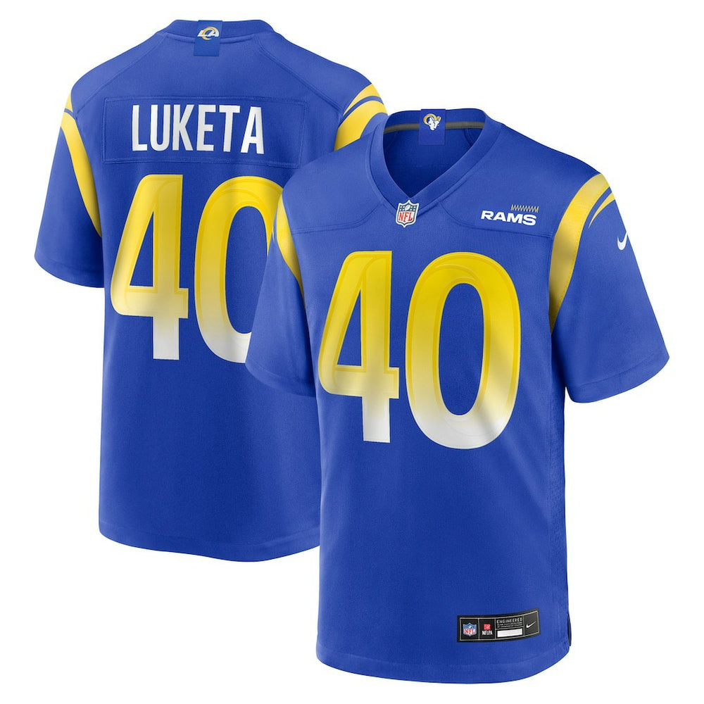 Los Angeles Rams Jesse Luketa  Team Game Jersey | NFL Online