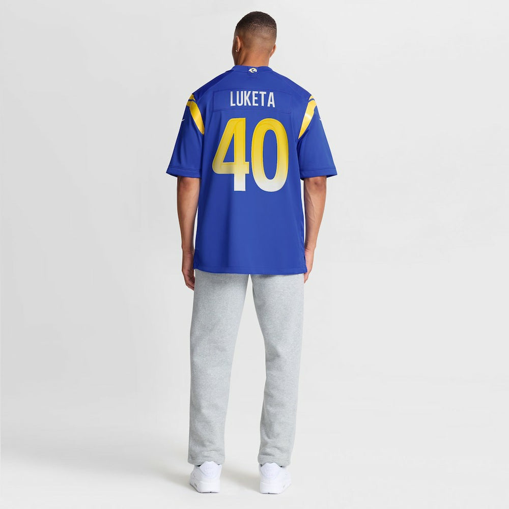 Los Angeles Rams Jesse Luketa  Team Game Jersey | NFL Online