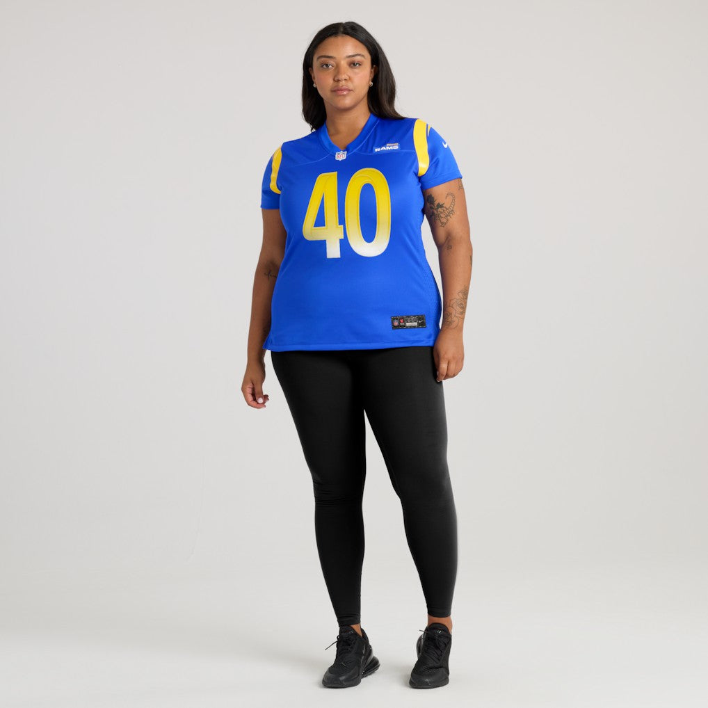 Los Angeles Rams Jesse Luketa  Women's Team Game Jersey | NFL US