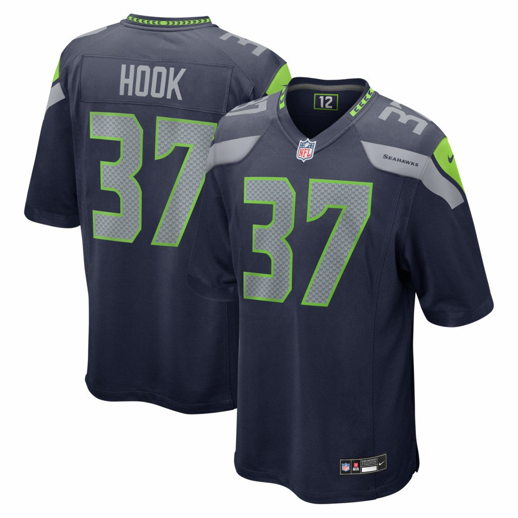 Seattle Seahawks Maxen Hook  Team Game Jersey | NFL Online