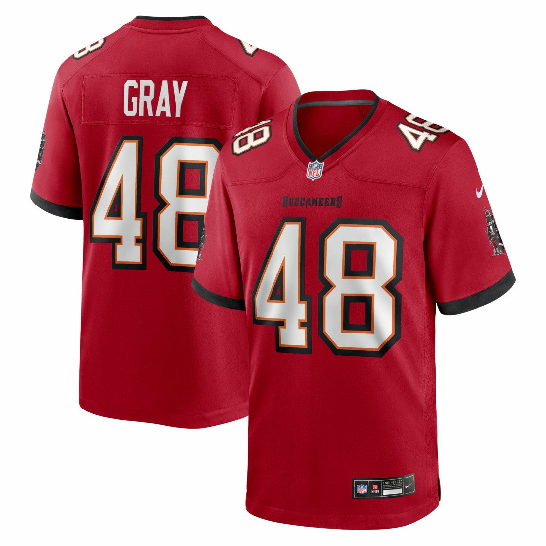 Tampa Bay Buccaneers JT Gray  Team Game Jersey | NFL US