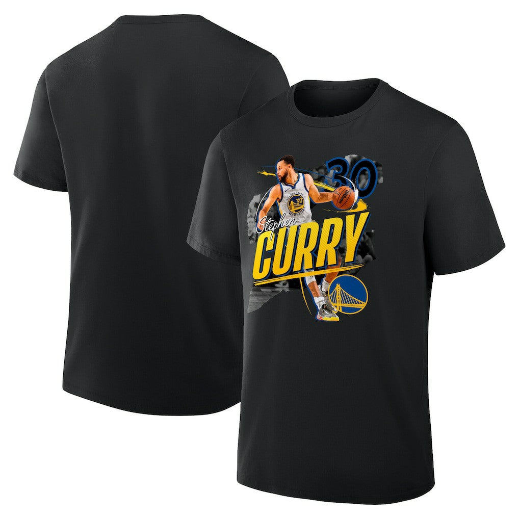 Black Stephen Curry Golden State Warriors Start of Season T-Shirt sale | NBA