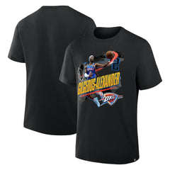 Black Shai Gilgeous-Alexander Oklahoma City Thunder Start of Season T-Shirt | NBA