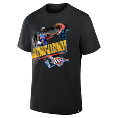 Black Shai Gilgeous-Alexander Oklahoma City Thunder Start of Season T-Shirt | NBA