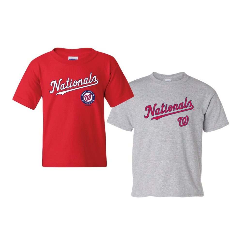 Washington Nationals Soft as a Grape Youth 2-Pack Logo T-Shirt Set - MLB T-shirts