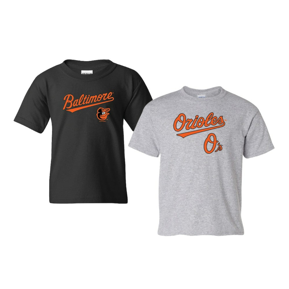 Baltimore Orioles Soft as a Grape Youth 2-Pack Logo T-Shirt Set - MLB T-shirts
