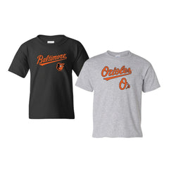 Baltimore Orioles Soft as a Grape Youth 2-Pack Logo T-Shirt Set - MLB T-shirts