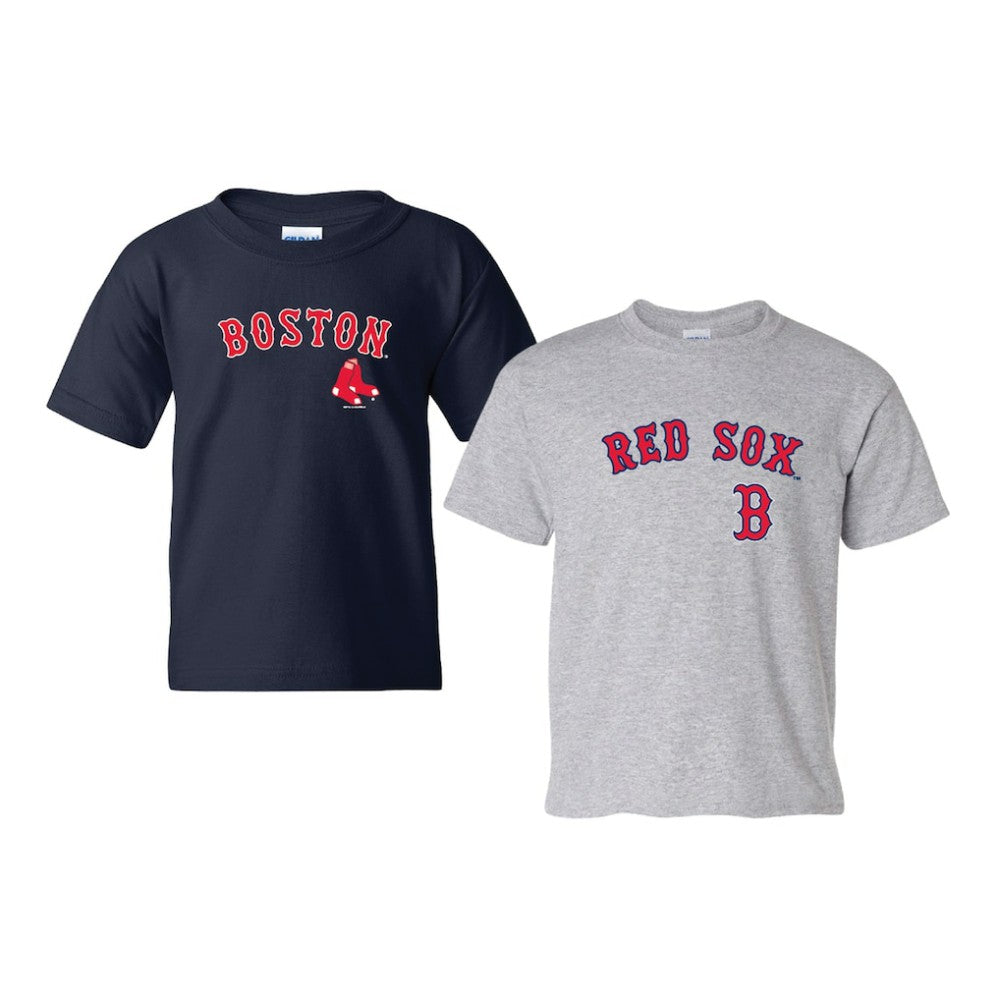 Boston Red Sox Soft as a Grape Youth 2-Pack Logo T-Shirt Set - MLB T-shirts