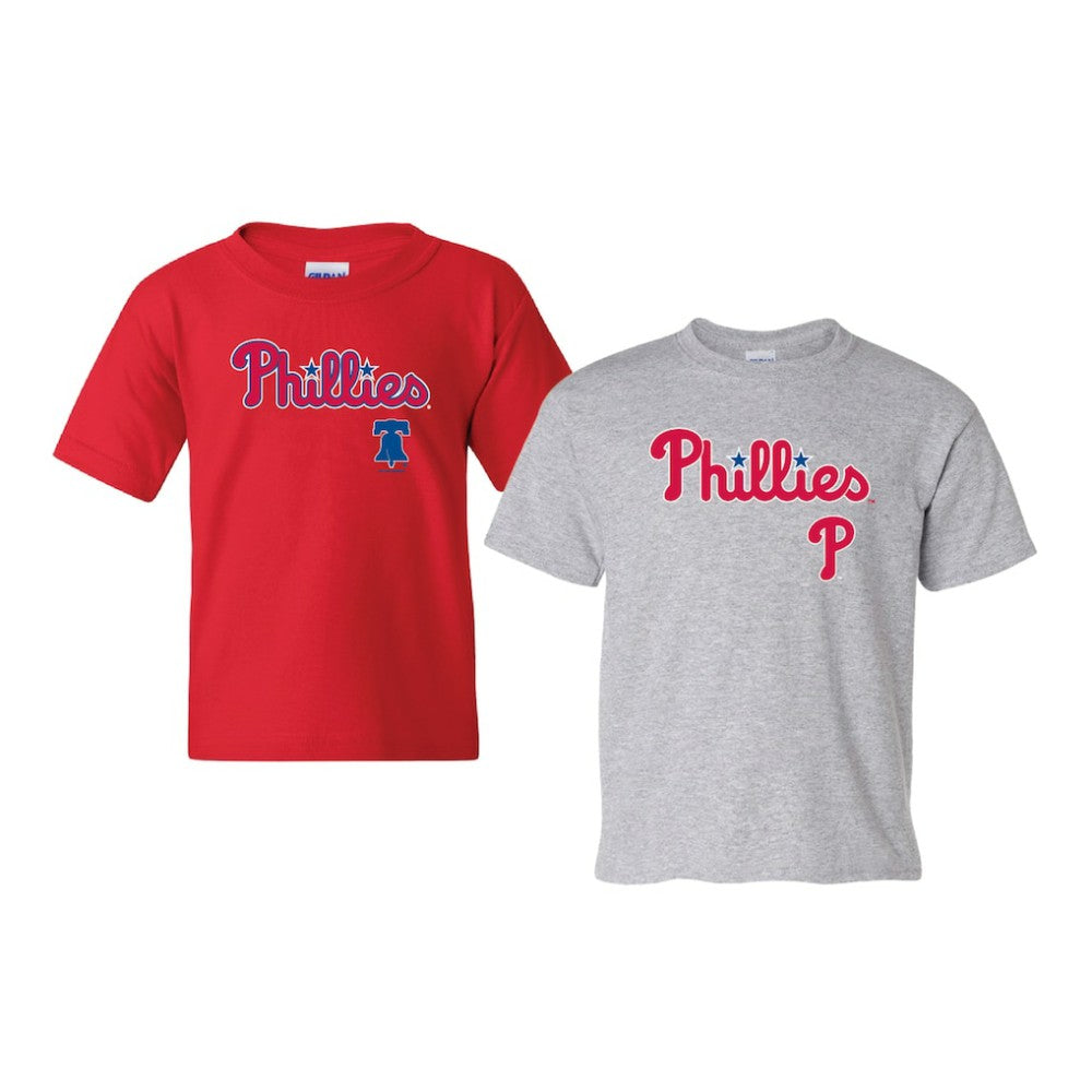 Philadelphia Phillies Soft as a Grape Youth 2-Pack Logo T-Shirt Set - MLB T-shirts