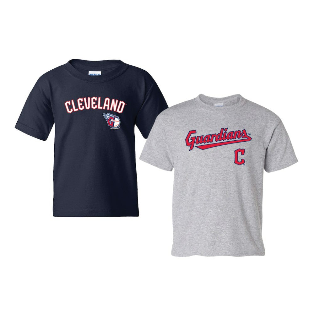 Cleveland Guardians Soft as a Grape Youth 2-Pack Logo T-Shirt Set - MLB T-shirts