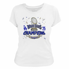 Los Angeles Dodgers Tiny Turnip Women's 2025 World Series Champions Parade T-Shirt - MLB T-shirts