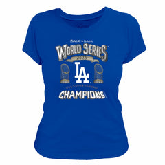 Los Angeles Dodgers Tiny Turnip Women's 2025 World Series Champions T-Shirt - MLB T-shirts