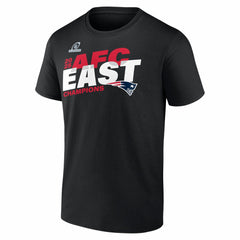 New England Patriots 2025 AFC East Division Champions Big & Tall Conquer T-Shirt | NFL Outlet