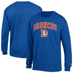 Denver Broncos Arch Over Logo Long Sleeve T-Shirt | NFL US