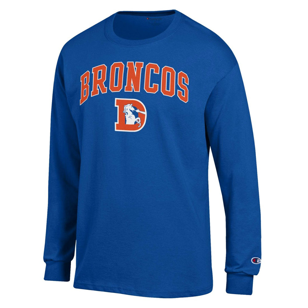 Denver Broncos Arch Over Logo Long Sleeve T-Shirt | NFL US