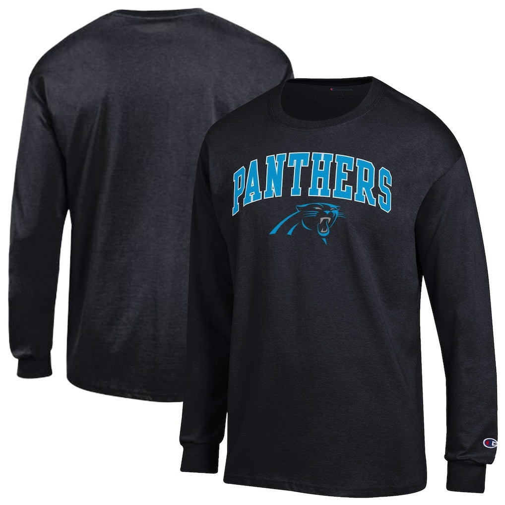 Carolina Panthers Arch Over Logo Long Sleeve T-Shirt | NFL US