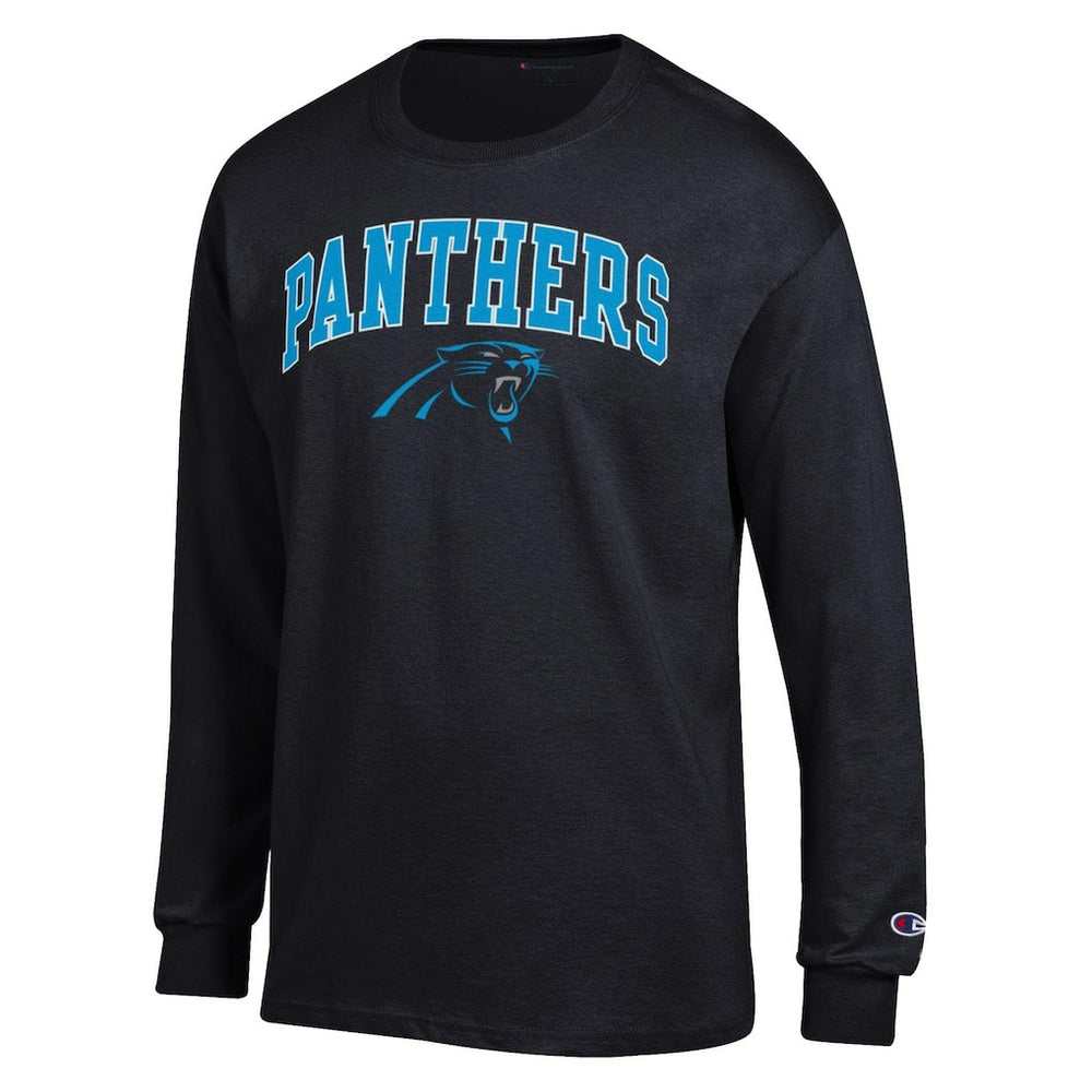 Carolina Panthers Arch Over Logo Long Sleeve T-Shirt | NFL US