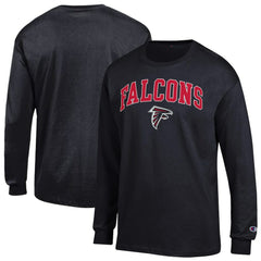 Atlanta Falcons Arch Over Logo Long Sleeve T-Shirt | NFL Hot