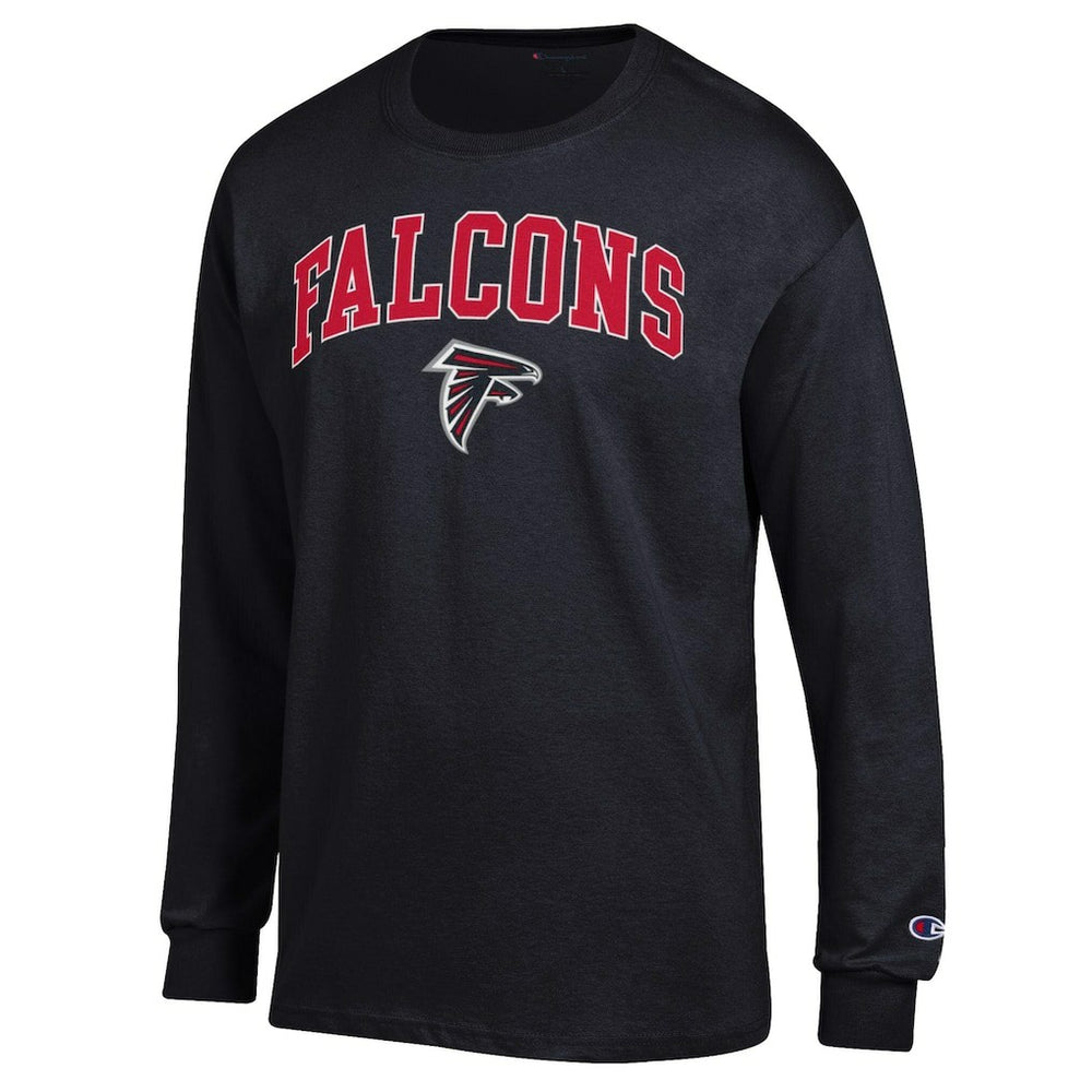 Atlanta Falcons Arch Over Logo Long Sleeve T-Shirt | NFL Hot