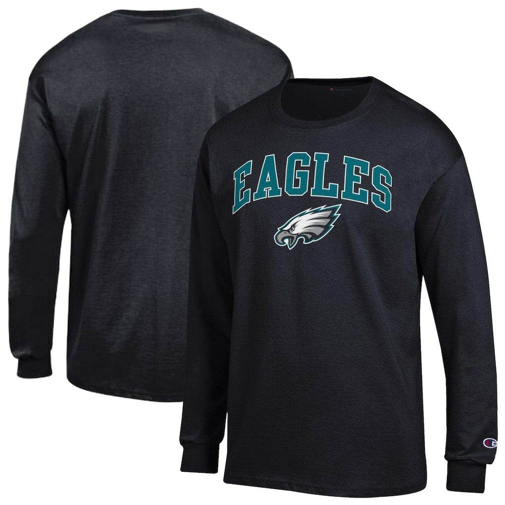 Philadelphia Eagles Arch Over Logo Long Sleeve T-Shirt | NFL New