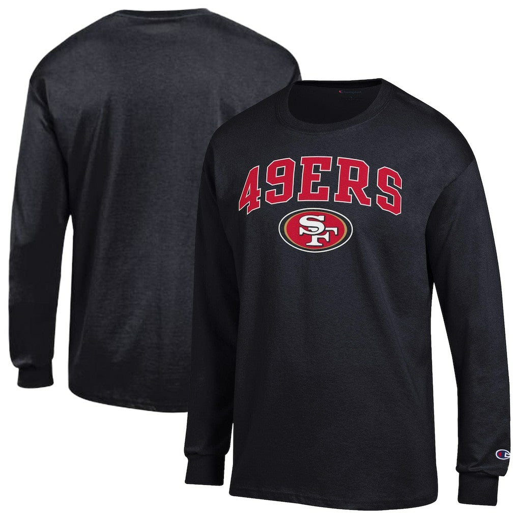 San Francisco 49ers Arch Over Logo Long Sleeve T-Shirt | NFL US