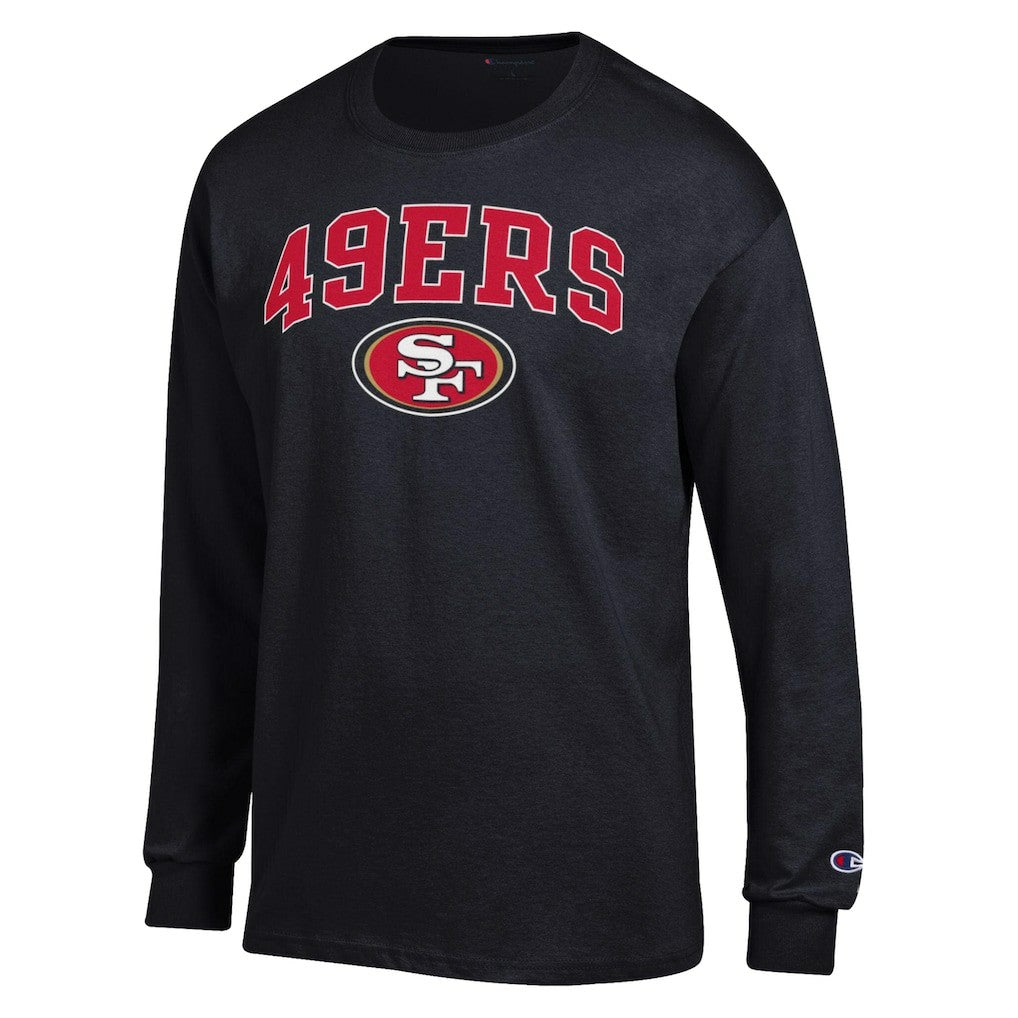 San Francisco 49ers Arch Over Logo Long Sleeve T-Shirt | NFL US