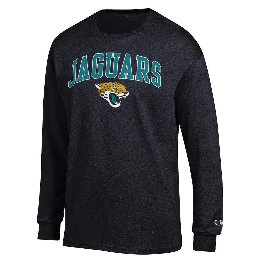 Jacksonville Jaguars Arch Over Logo Long Sleeve T-Shirt | NFL US