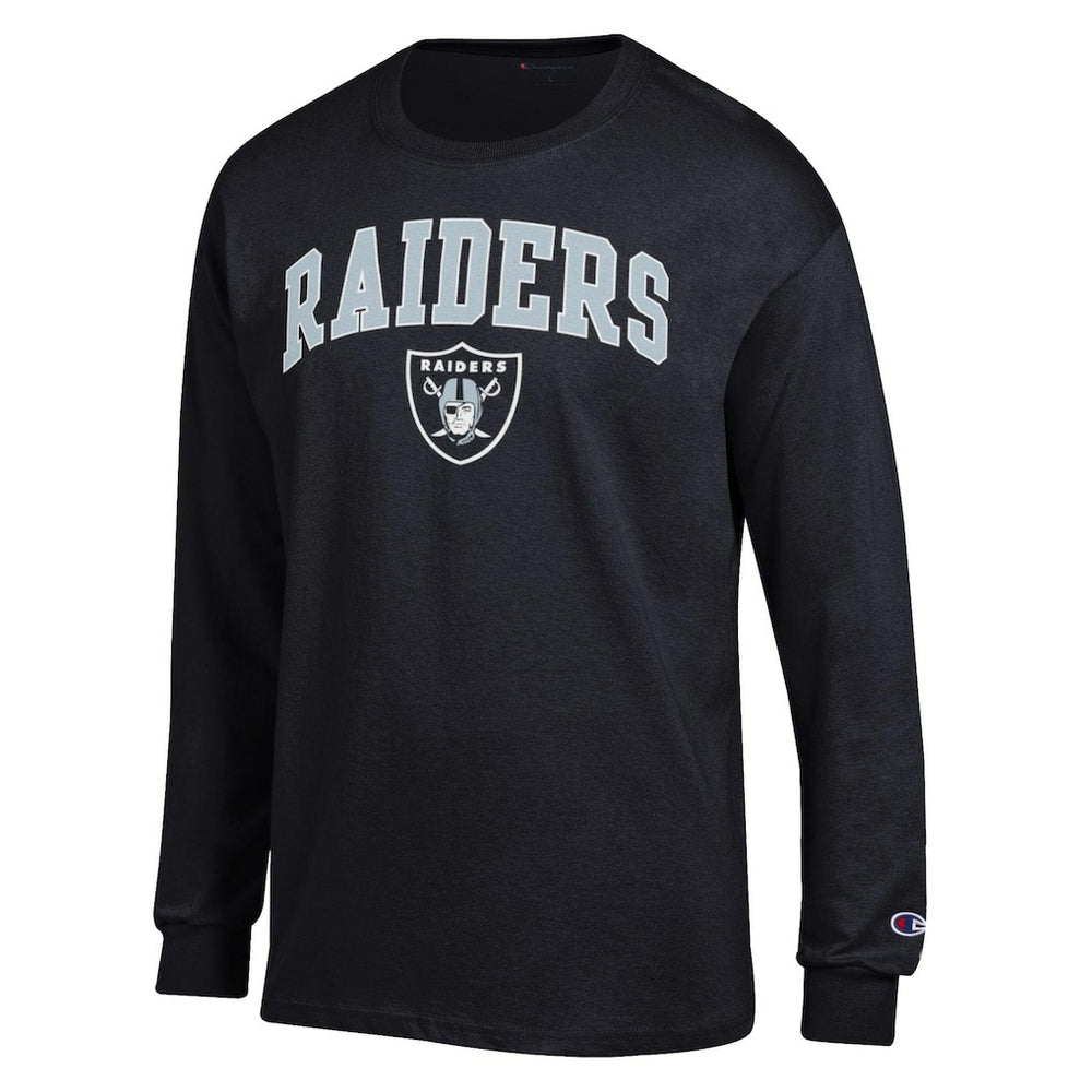 Las Vegas Raiders Arch Over Logo Long Sleeve T-Shirt | NFL New