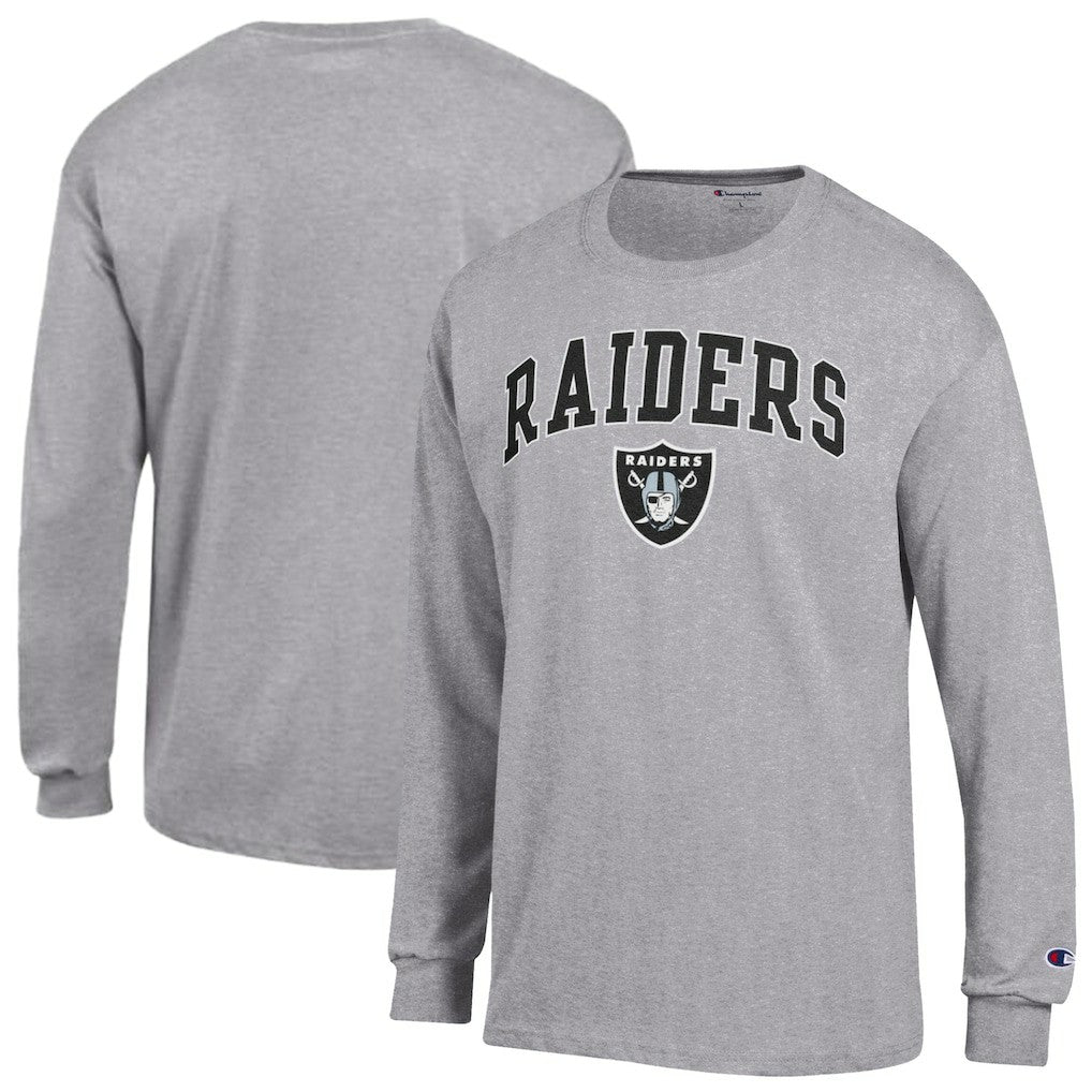 Las Vegas Raiders Arch Over Logo Long Sleeve T-Shirt | NFL Outlet