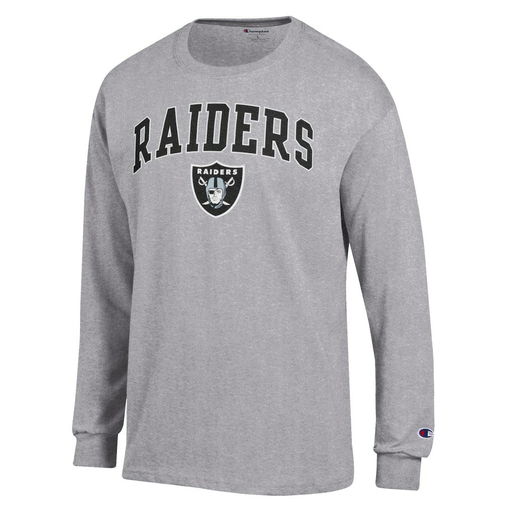 Las Vegas Raiders Arch Over Logo Long Sleeve T-Shirt | NFL Outlet