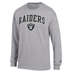Las Vegas Raiders Arch Over Logo Long Sleeve T-Shirt | NFL Outlet