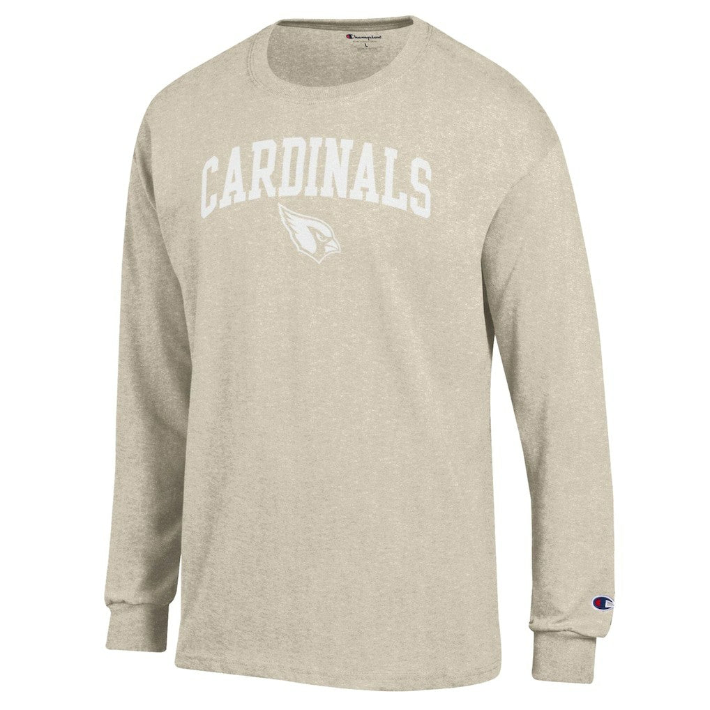 Arizona Cardinals White Ink Jersey Long Sleeve T-Shirt | NFL Near me