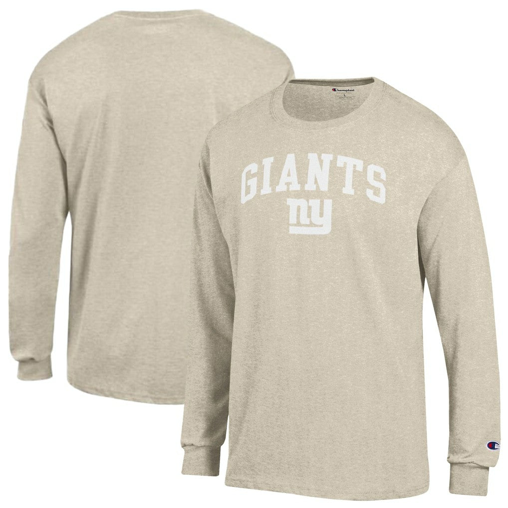 New York Giants White Ink Jersey Long Sleeve T-Shirt | NFL Outlet