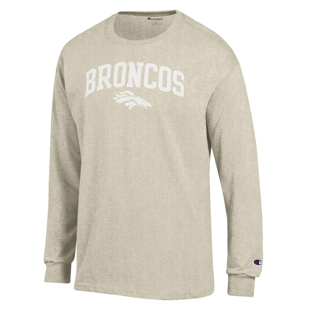 Denver Broncos White Ink Jersey Long Sleeve T-Shirt | NFL Hot