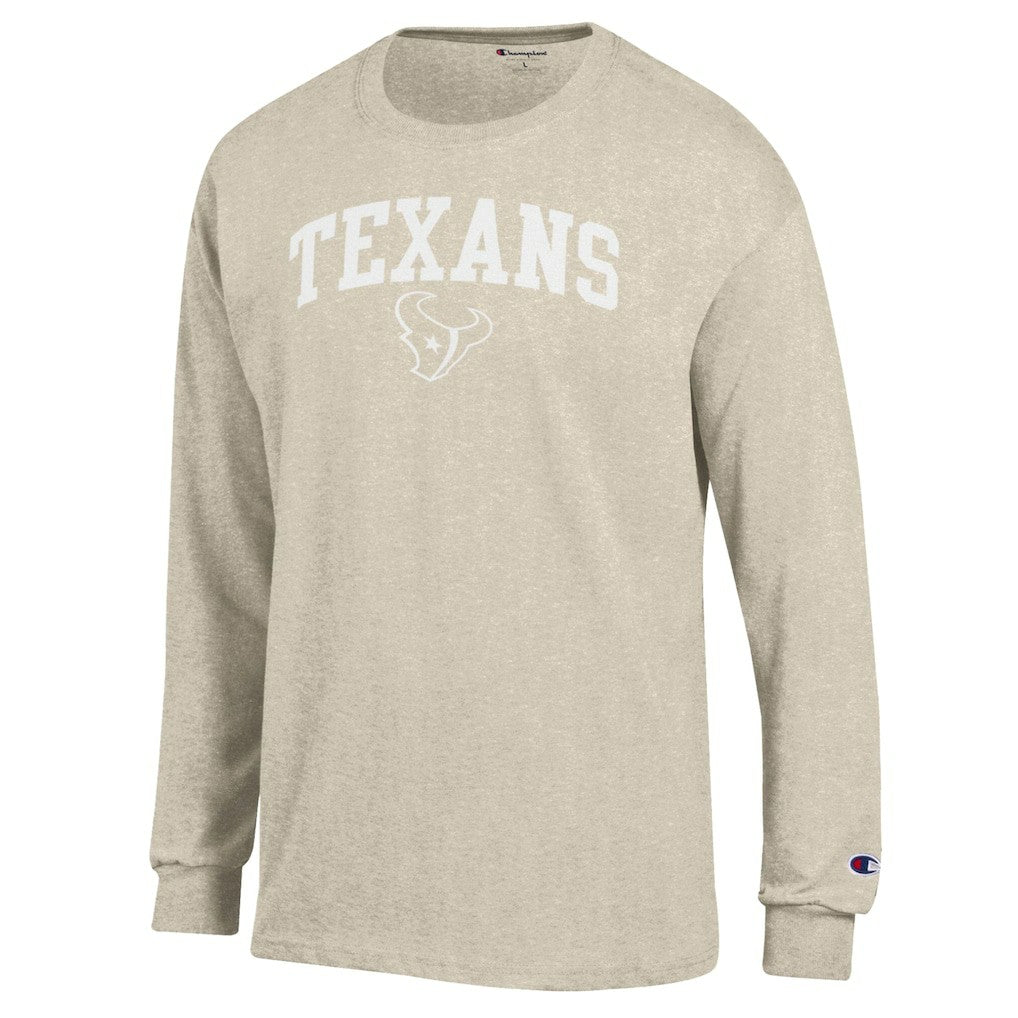 Houston Texans White Ink Jersey Long Sleeve T-Shirt | NFL Outlet